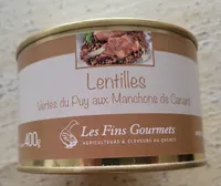 Lentilles vertes du Puy aux Manchons de Canard