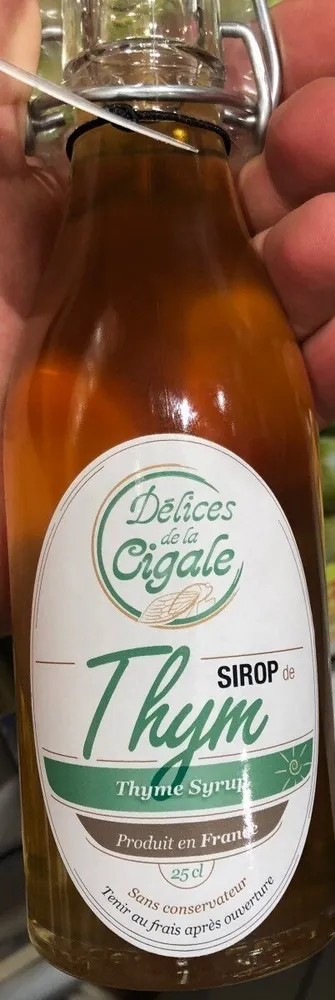 Sirop de thym