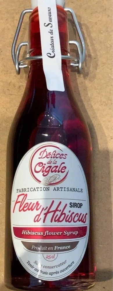 Le Sirop de FLEUR D’HIBISCUS