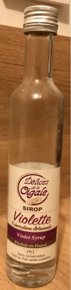 Sirop violette