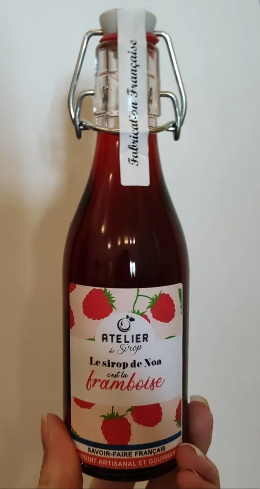 Le sirop de Noa c'est la Framboise