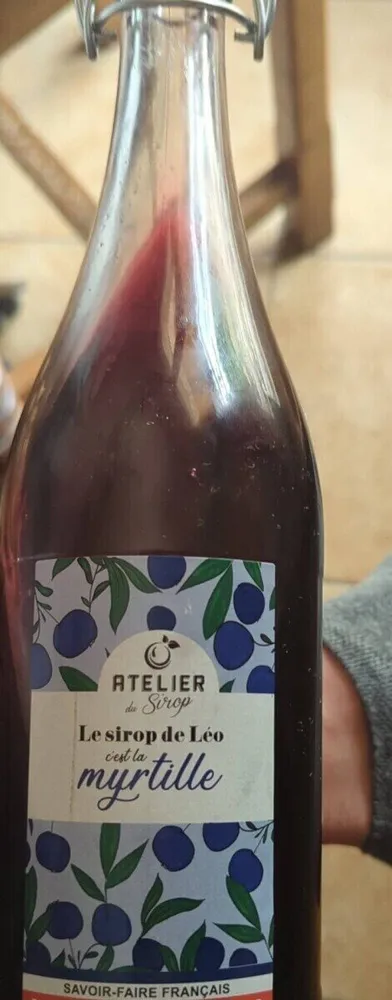 Le sirop de Léo, c'est la myrtille