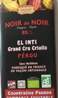 Chocolat noir de noir bio