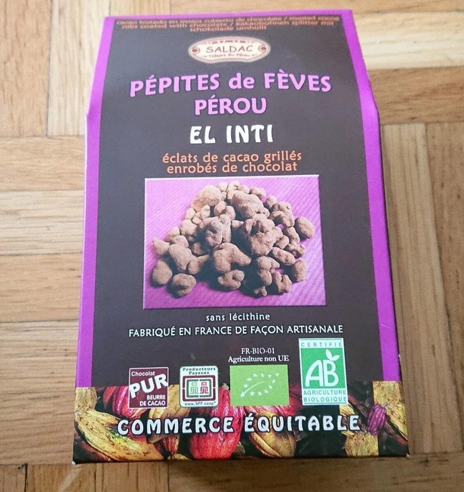 Pépites de fèves Pérou, el inti