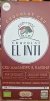Chocolat cru 75% aux amandes & raisins secs