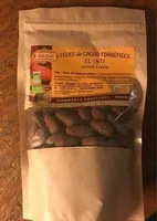 Feves de cacao torrefiees