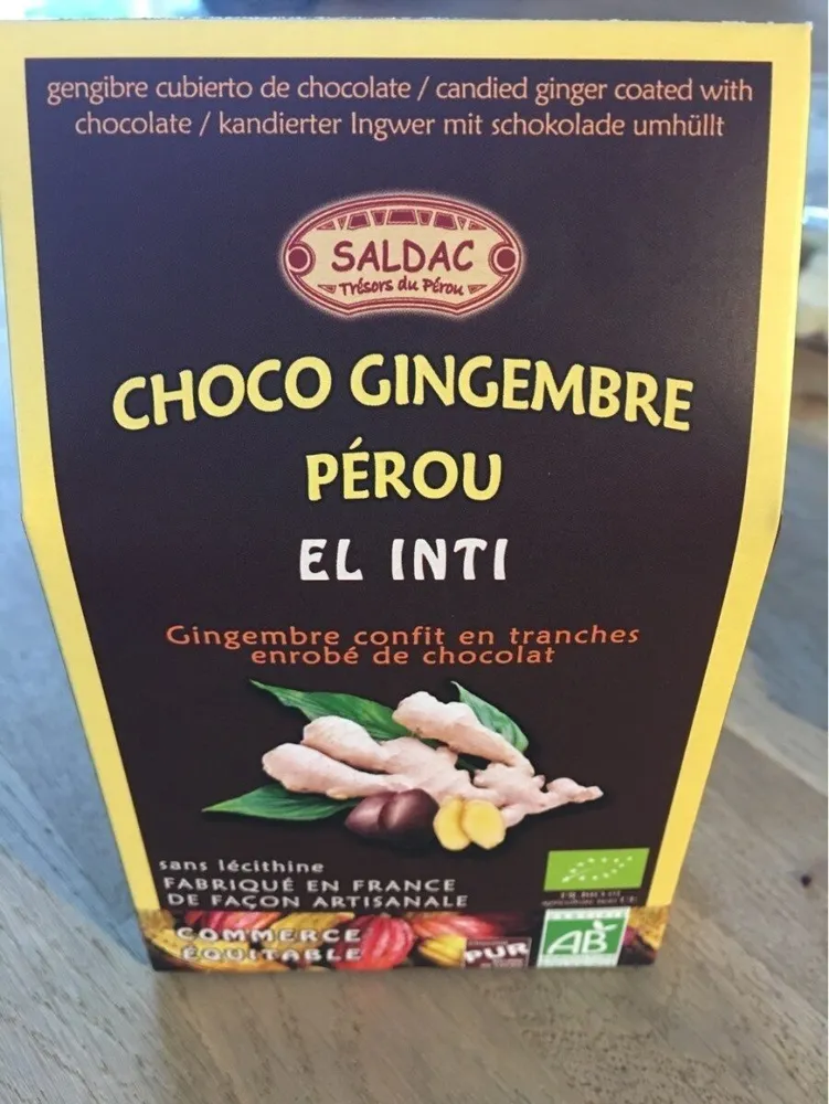 Choco gingembre Pérou