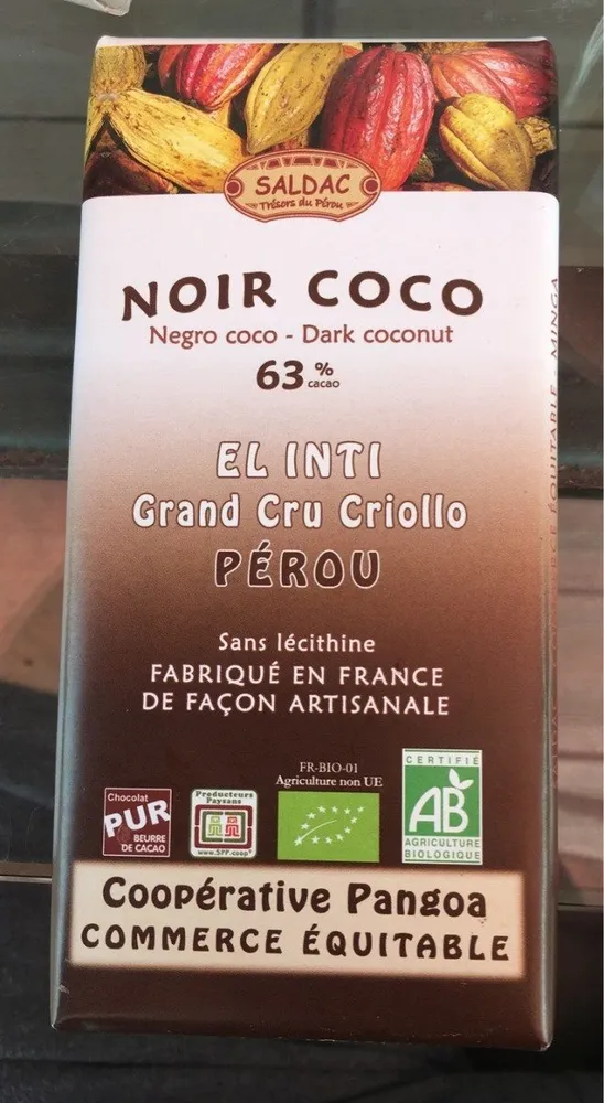 Chocolat noir coco