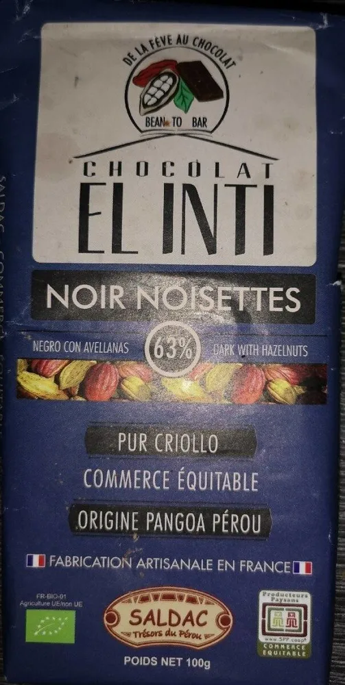 Noir Noisettes 63%