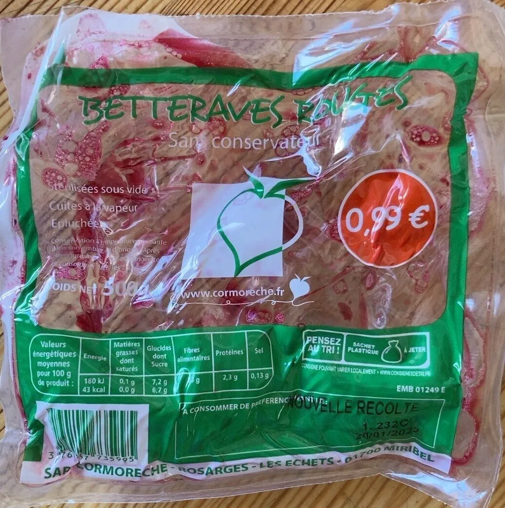 Betteraves rouges