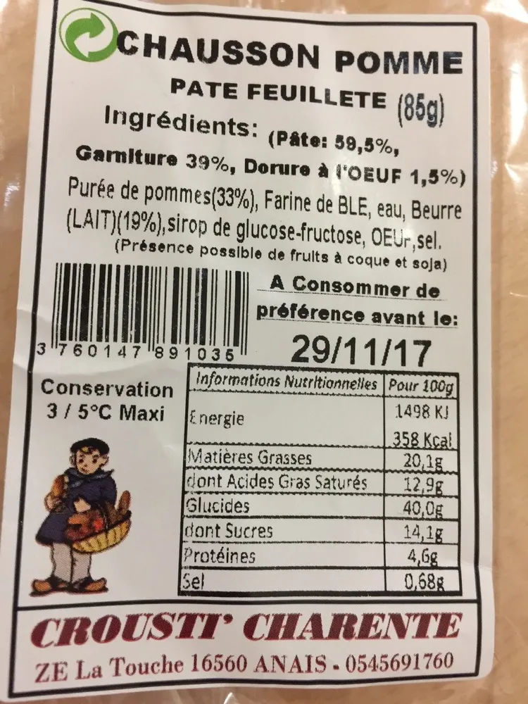 Chausson pomme