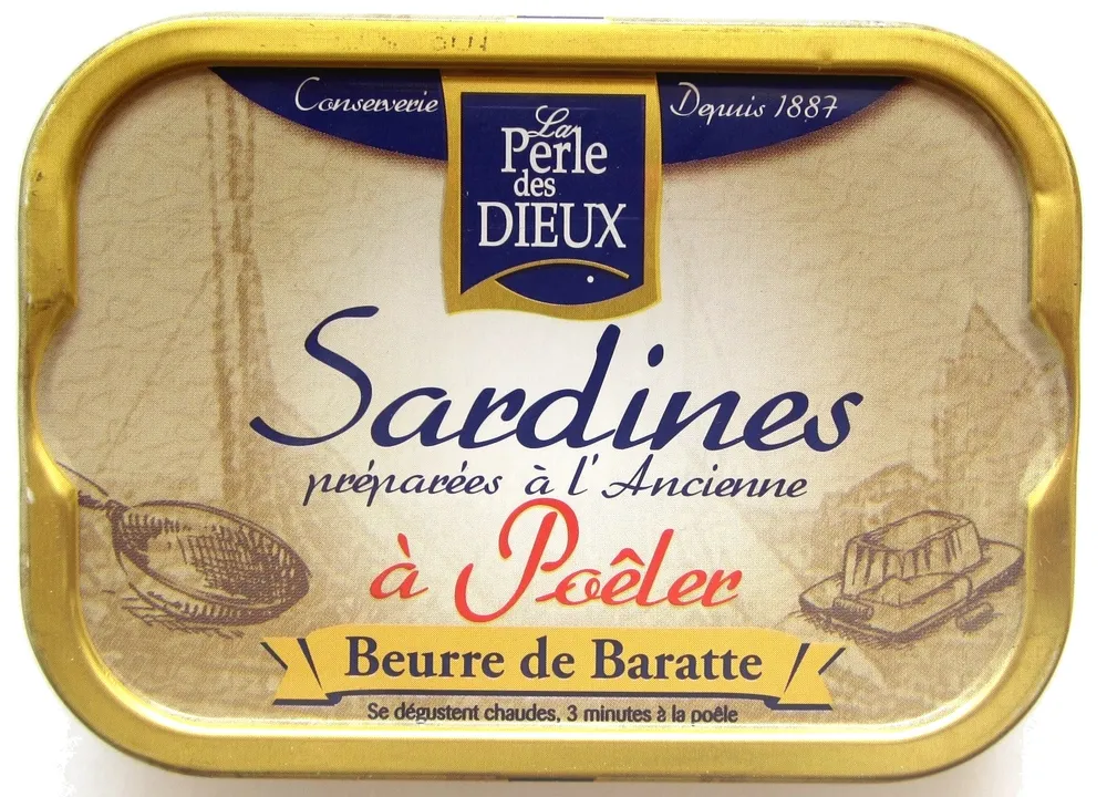 Sardines préparées à l'Ancienne à Poêler (Beurre de Baratte)