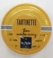 Tartinette thon, moule et curry