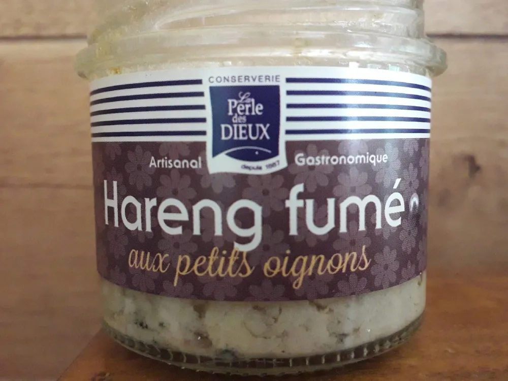 Verrine de Harengs fumés aux petits oignons