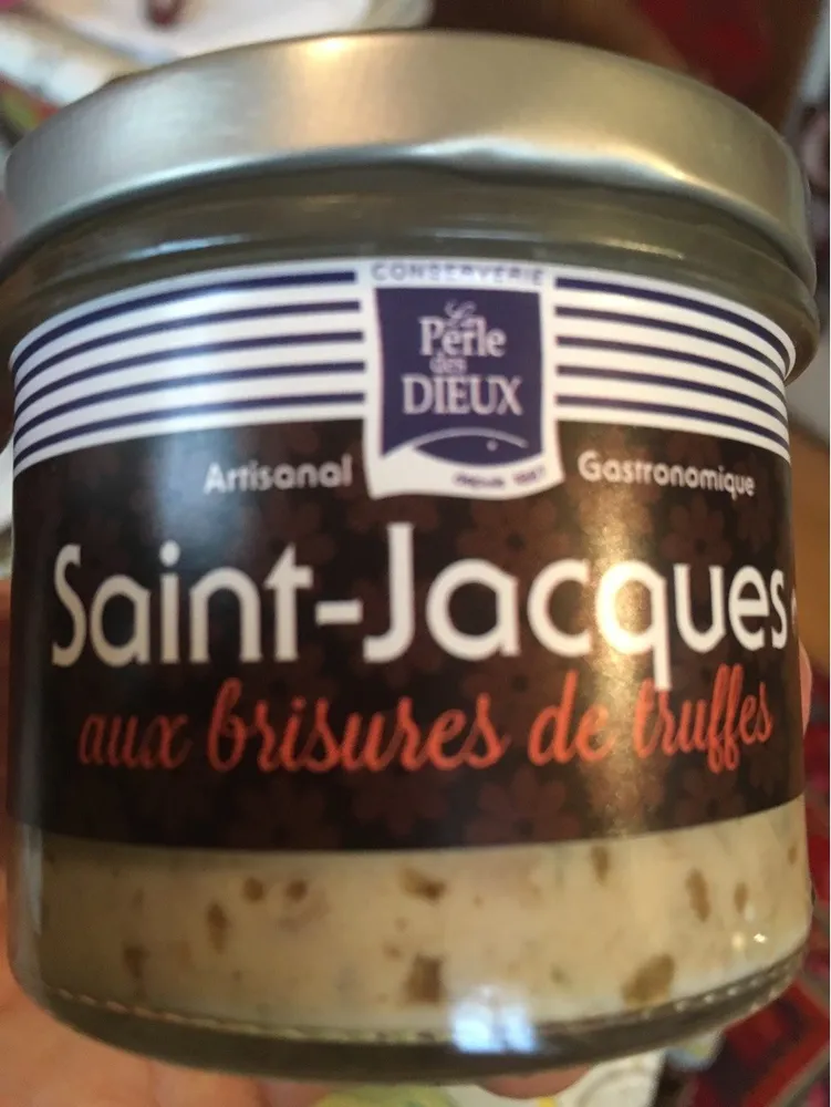 Verrine de Saint-Jacques aux brisures de truffes