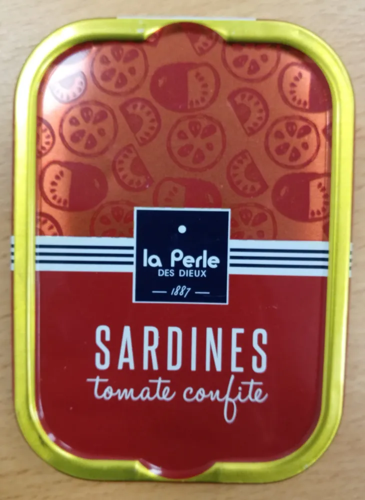 Sardines à la tomate confite