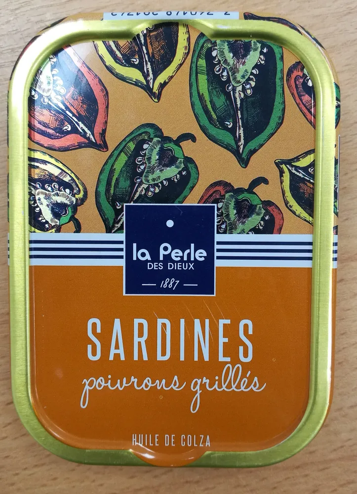 Sardines aux poivrons grillés