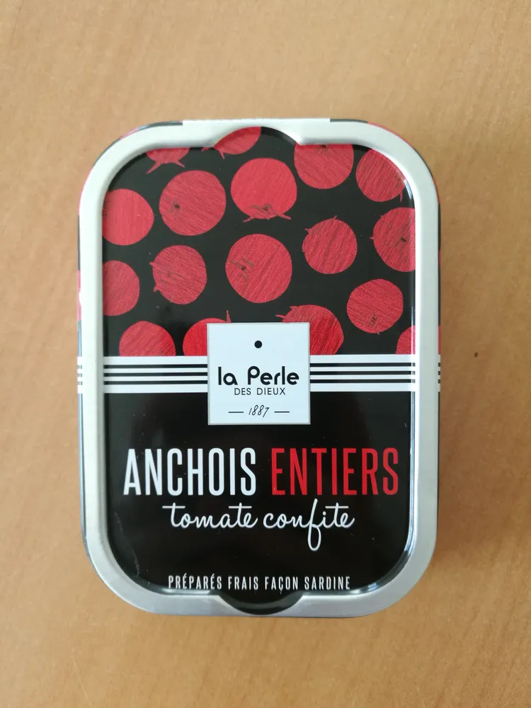 Anchois à la tomate confite