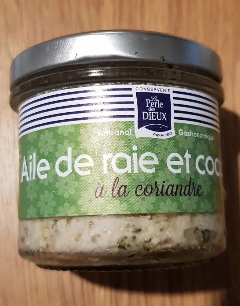 Aile de raie et coques a la coriandre