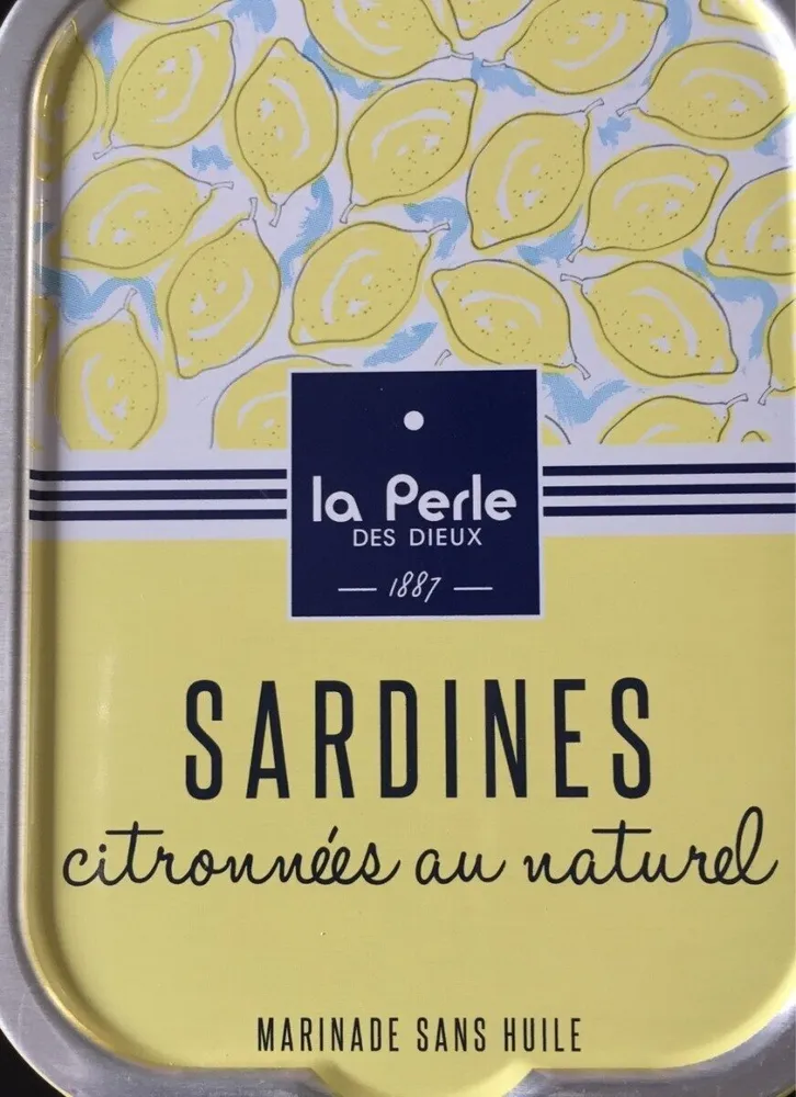 Sardines citronnees au naturel