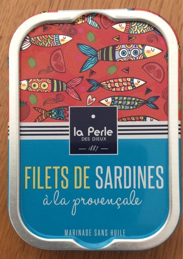 Filets de sardines sans huile à la provençale