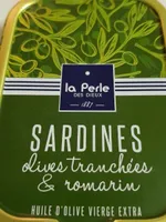 Sardines olives tranchées et romarin
