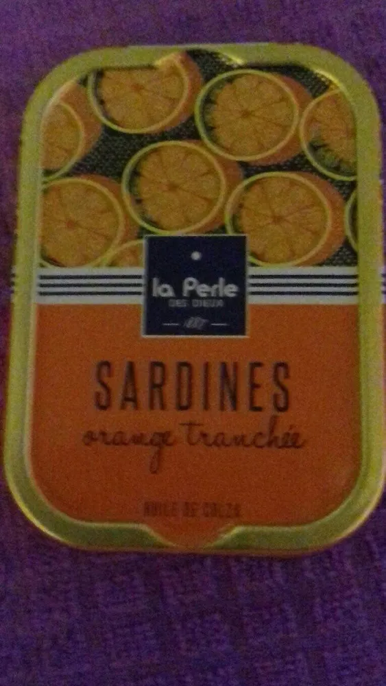 Sardines à l'orange tranchée