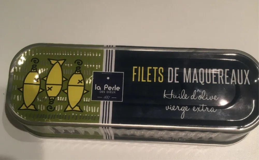 Filets de Maquereaux à l'huile d'olive vierge extra
