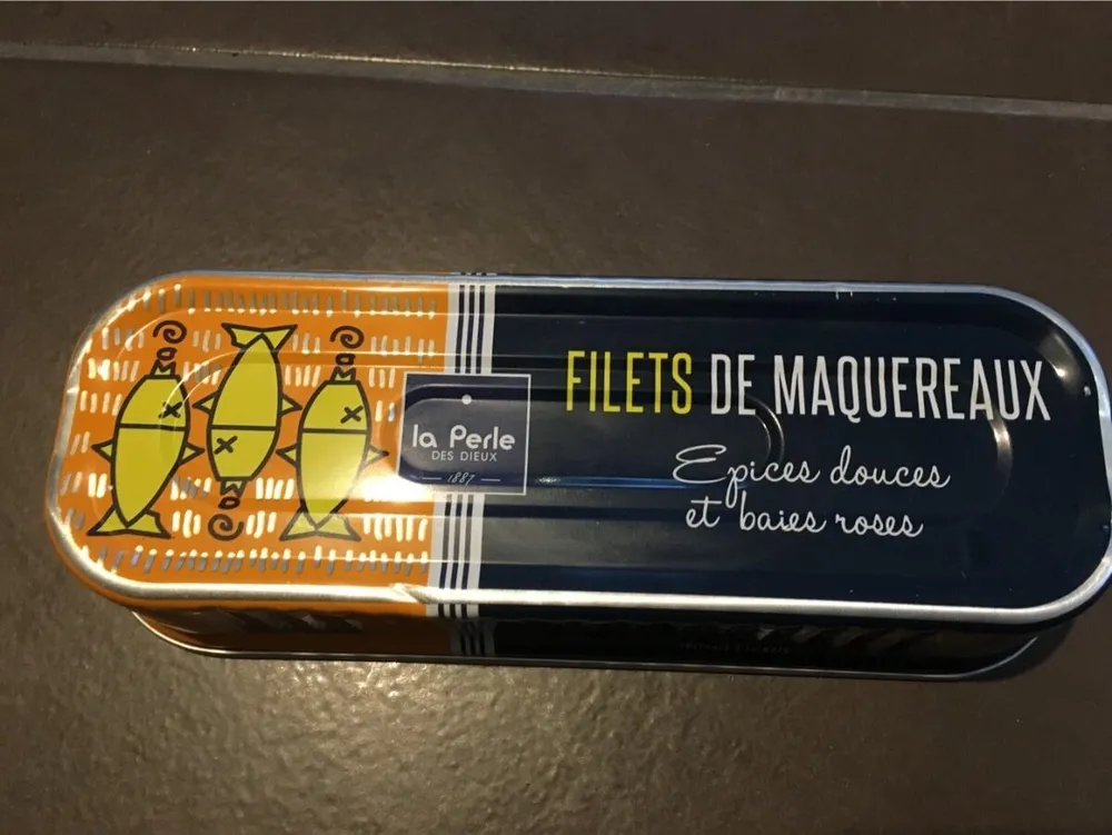 Filets de maquereaux épices douces et baies roses