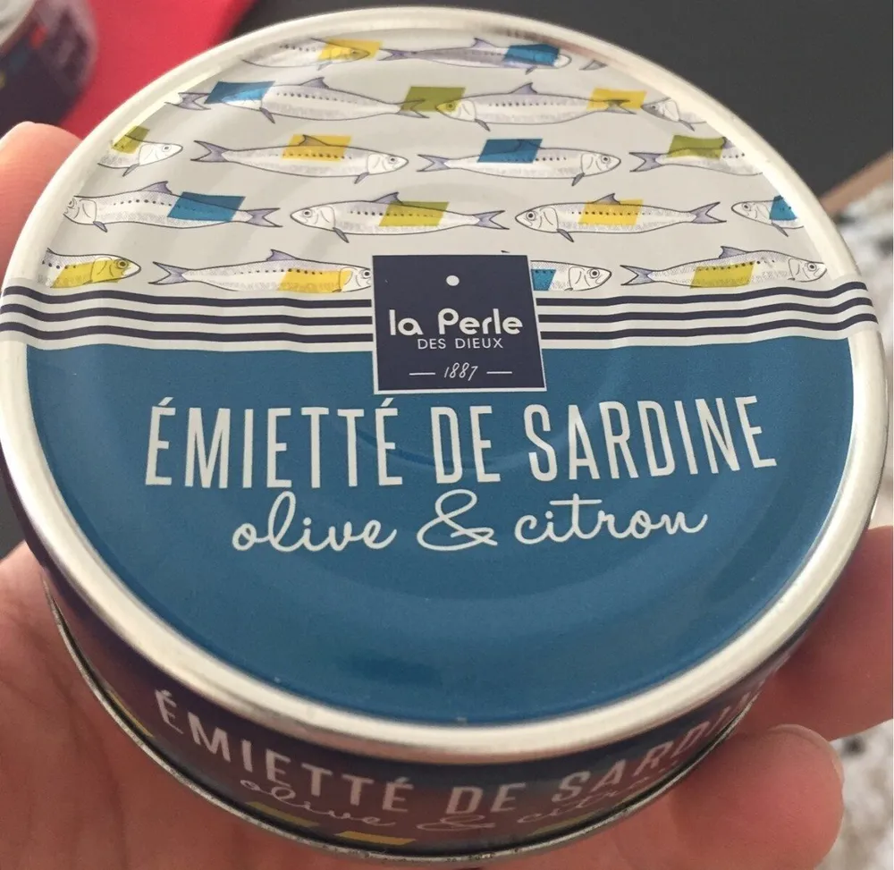 Emietté de sardine olive et citron