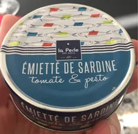 Emietté de sardine tomate et pesto