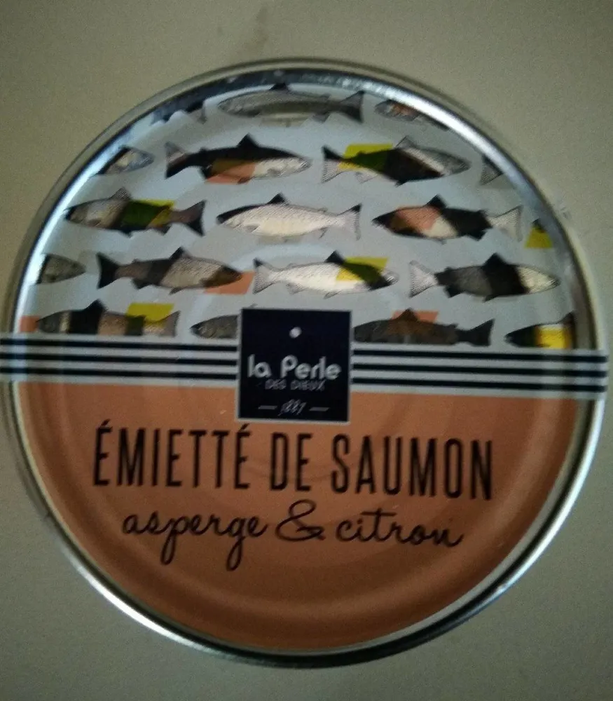 Émietté de saumon asperge et citron