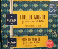 Foie de morue fumé au bois de hêtre