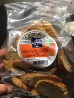 Toasts de baguette croustillants bio