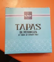 Tapas de pétoncles et thon au citron vert