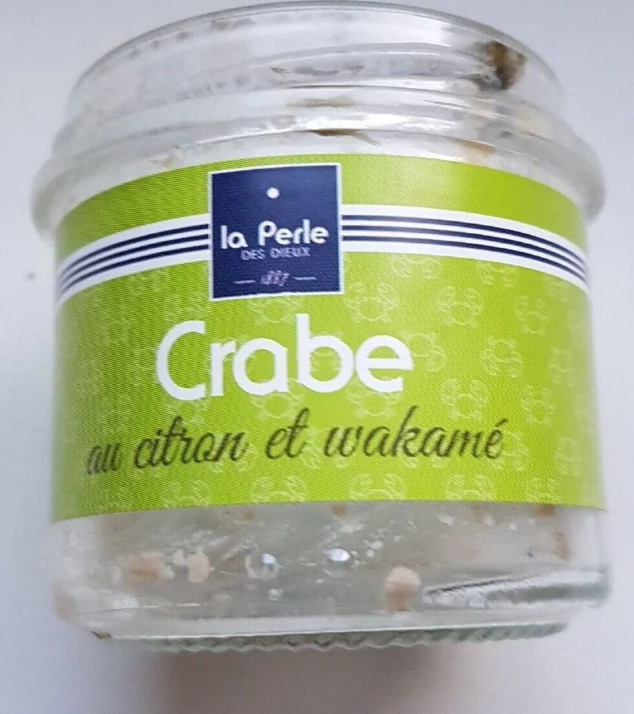 Crabe au citron et wakame