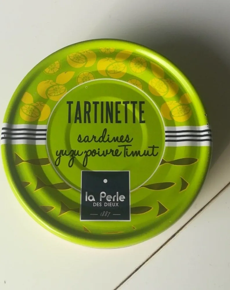 Tartinette sardines yuzu poivre timut