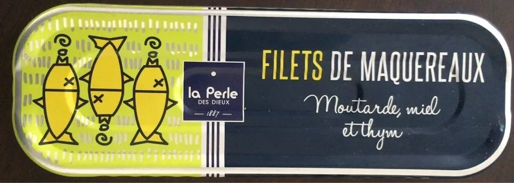 Filets de maquereaux - moutarde, miel et thym
