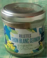 Rillette thon blanc citron vert gingembre