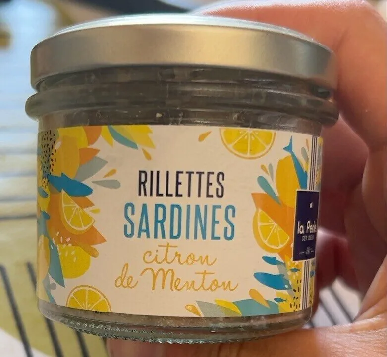 RILLETTES SARDINES CITRON DE MENTIN