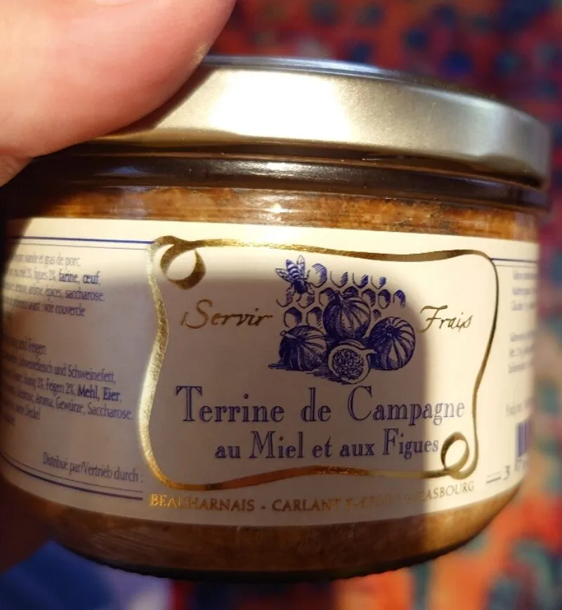 Terrine d champagne au miel et auxfigues