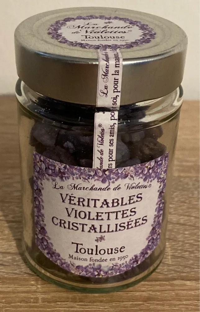 Véritables violettes cristallisées