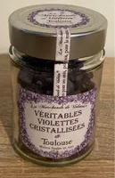 Véritables violettes cristallisées