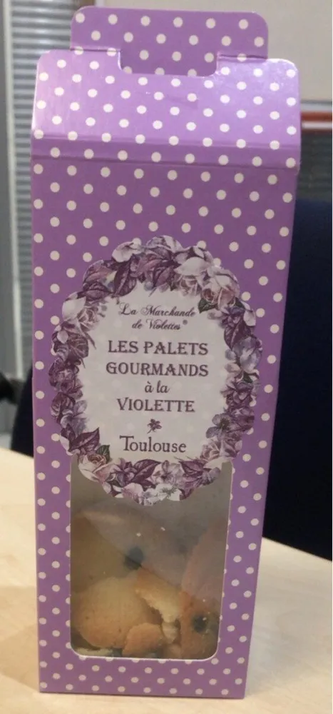 Les palets gourmands a la violette