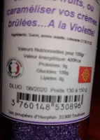 Mon sucre violette