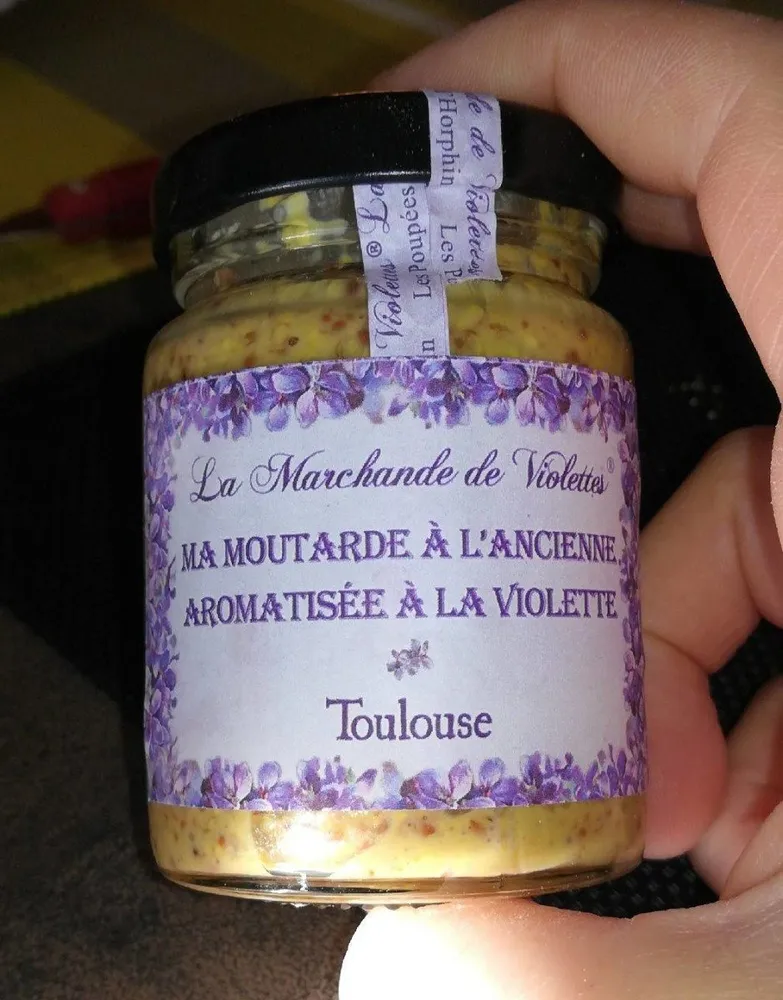 Ma moutardes aromatisée à la violette