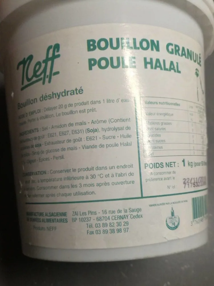 Bouillon granulé
