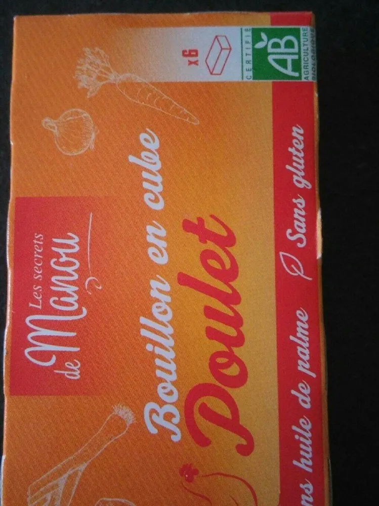 Bouillon poulet en cube