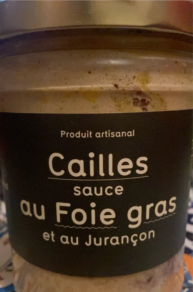 Cailles au foie gras