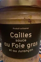 Cailles au foie gras